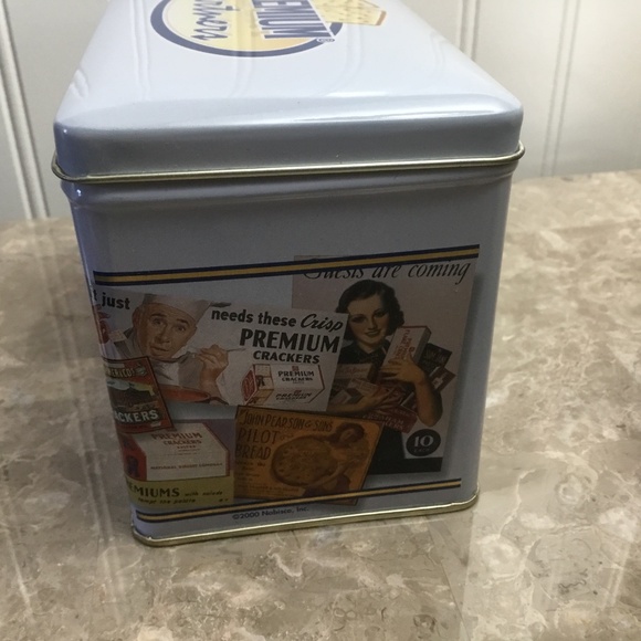 NIB 2000 Premium Partners Saltine Crackers Empty 3x5 Recipe Card Tin - Picture 4 of 9